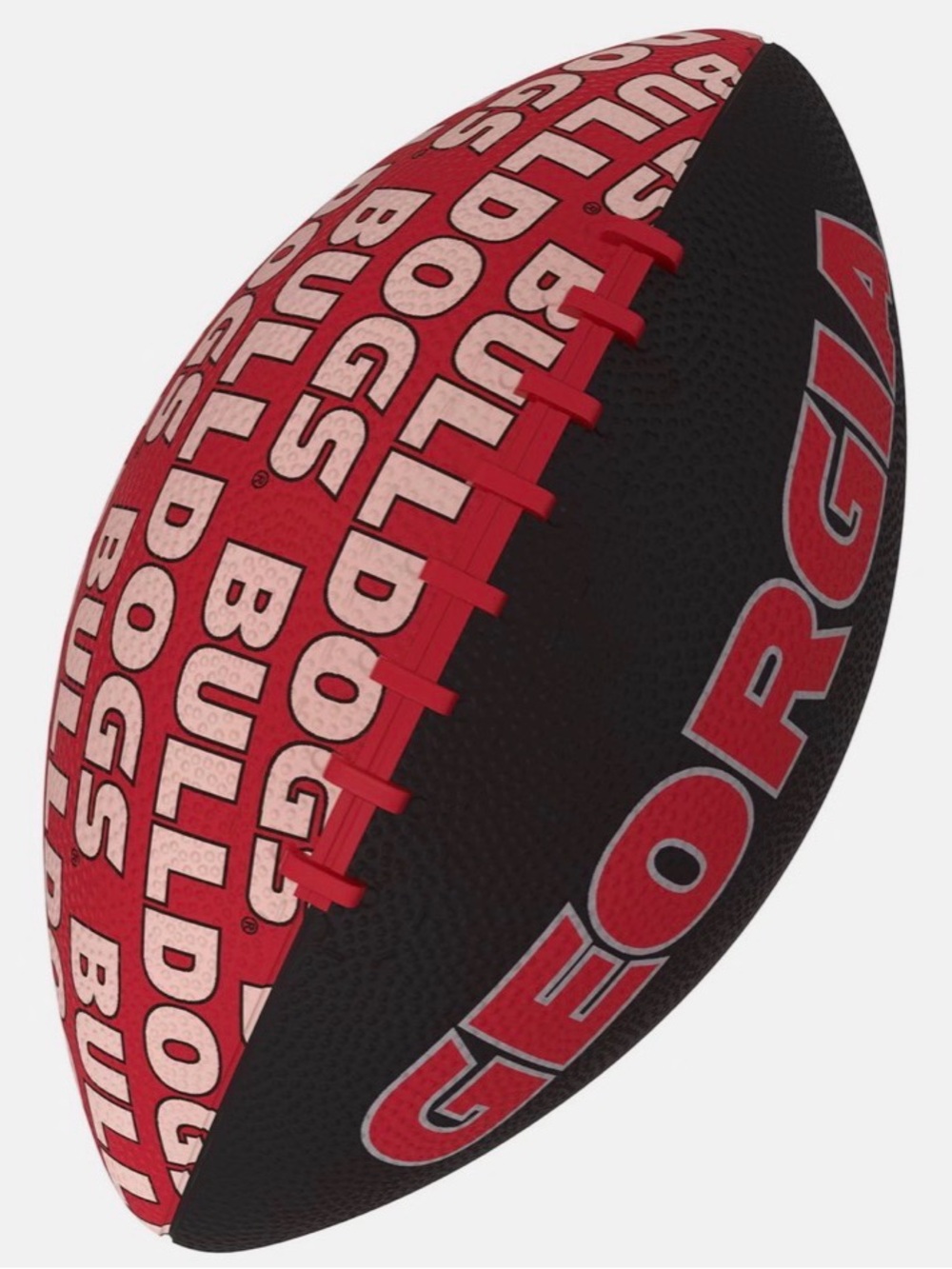 Georgia Bulldogs mini Red & Black Rubber Football New